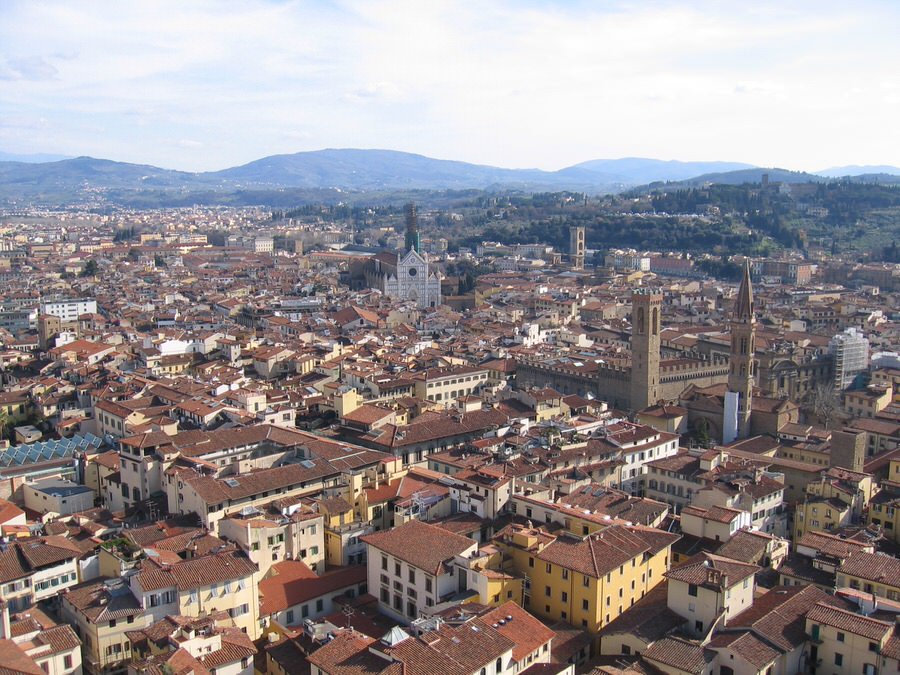 ...von hier oben eine wunderbare Sicht über ganz Florenz. (Foto: Vanessa Bujak)