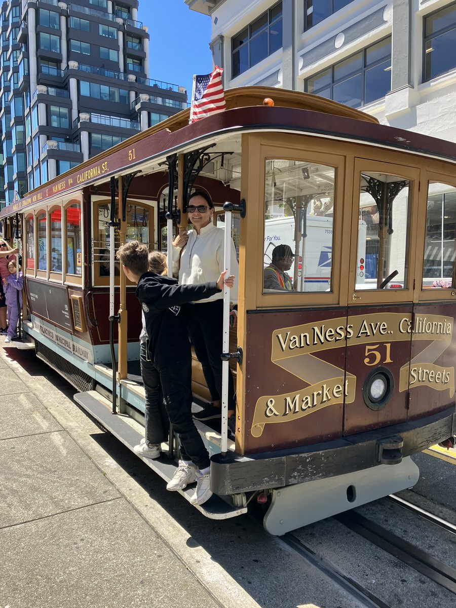 USA mit Kindern: Cable Cars in San Francisco
