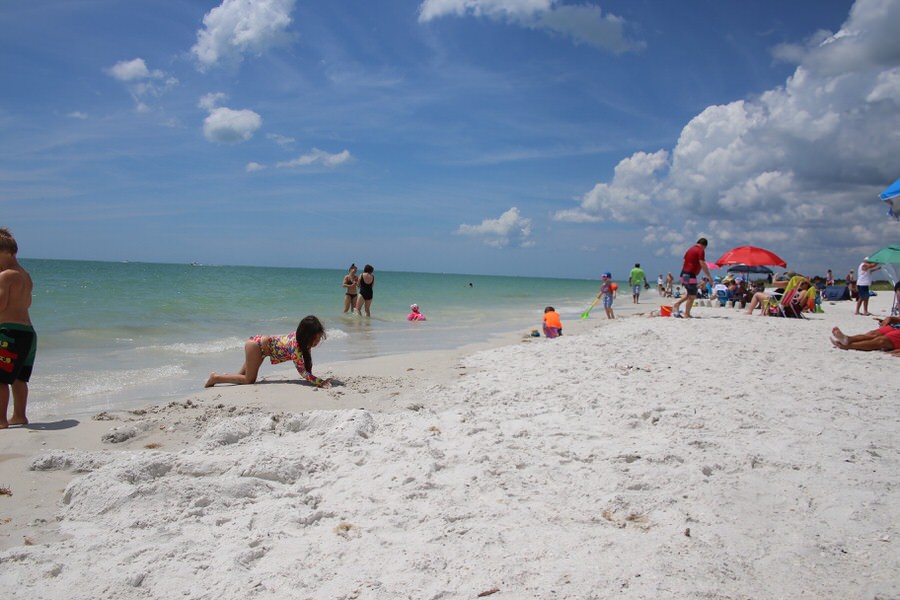 USA mit Kindern: Lovers Key State Park Strand in Florida
