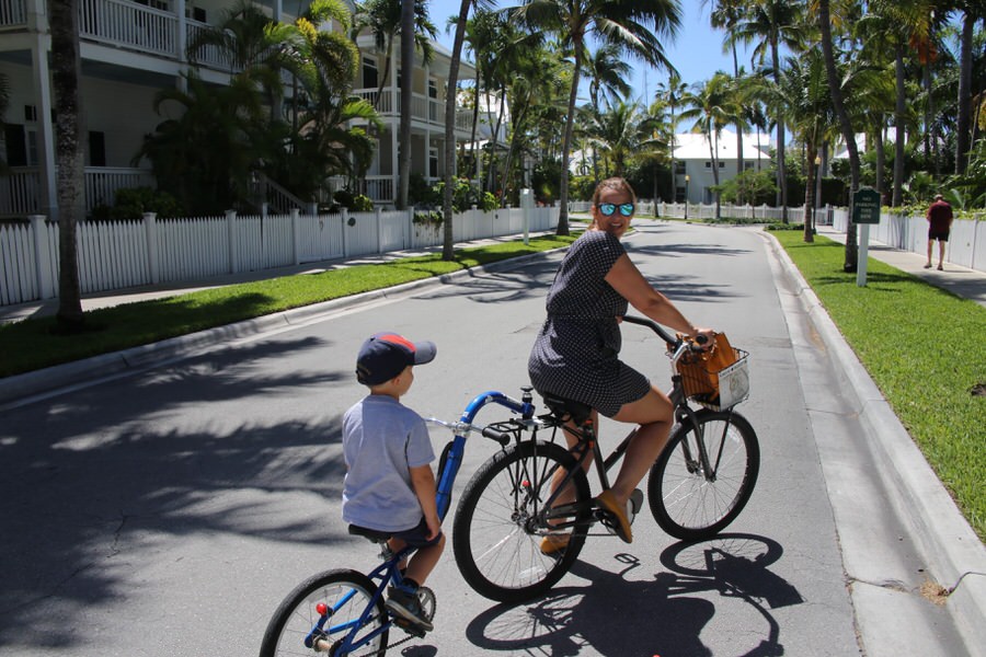 USA mit Kindern: Fahrradtour Key West, Florida