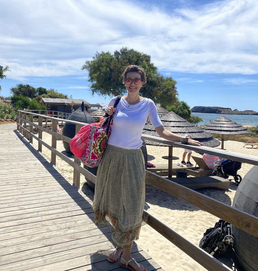 Die Autorin Sonja im Martinhal Resort bei Sagres
